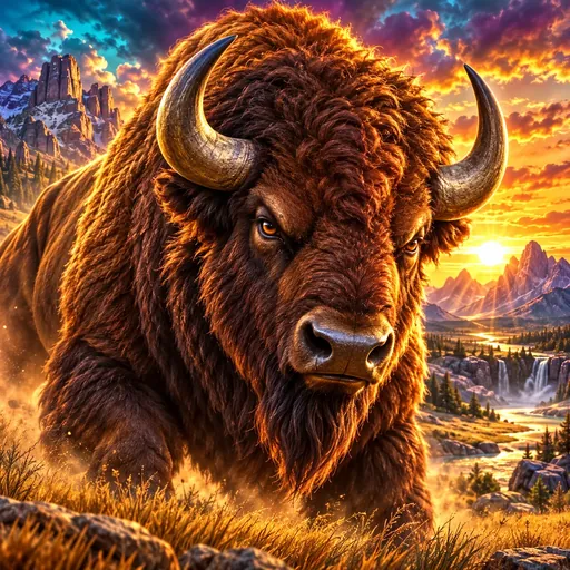 Big Bad Bison pokie cover art